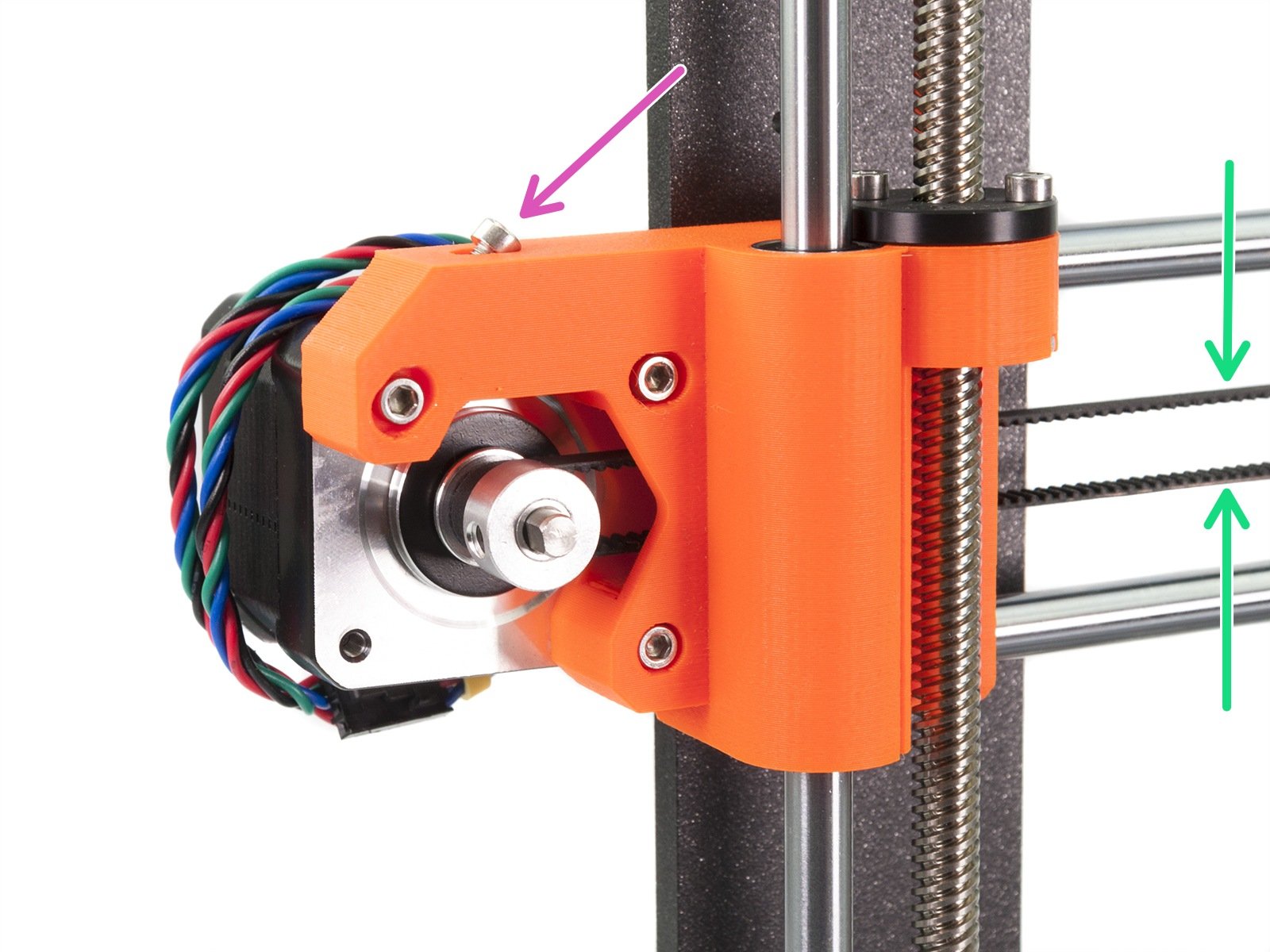 Fine tuning the x-axis belt (new design)