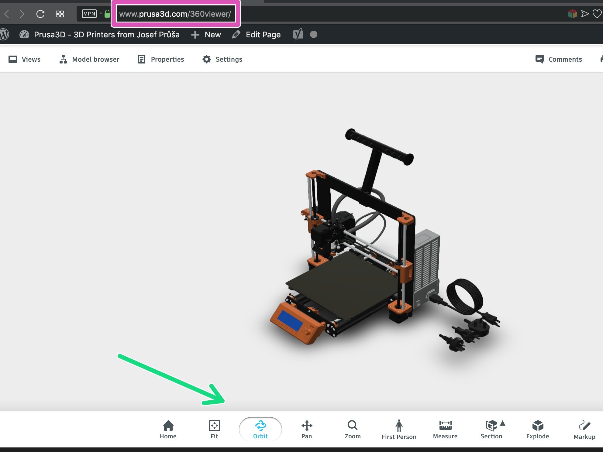 How to use Prusa 360 model