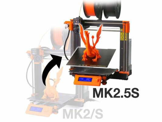 Original Prusa i3 MK2からMK2.5Sへのアップグレード