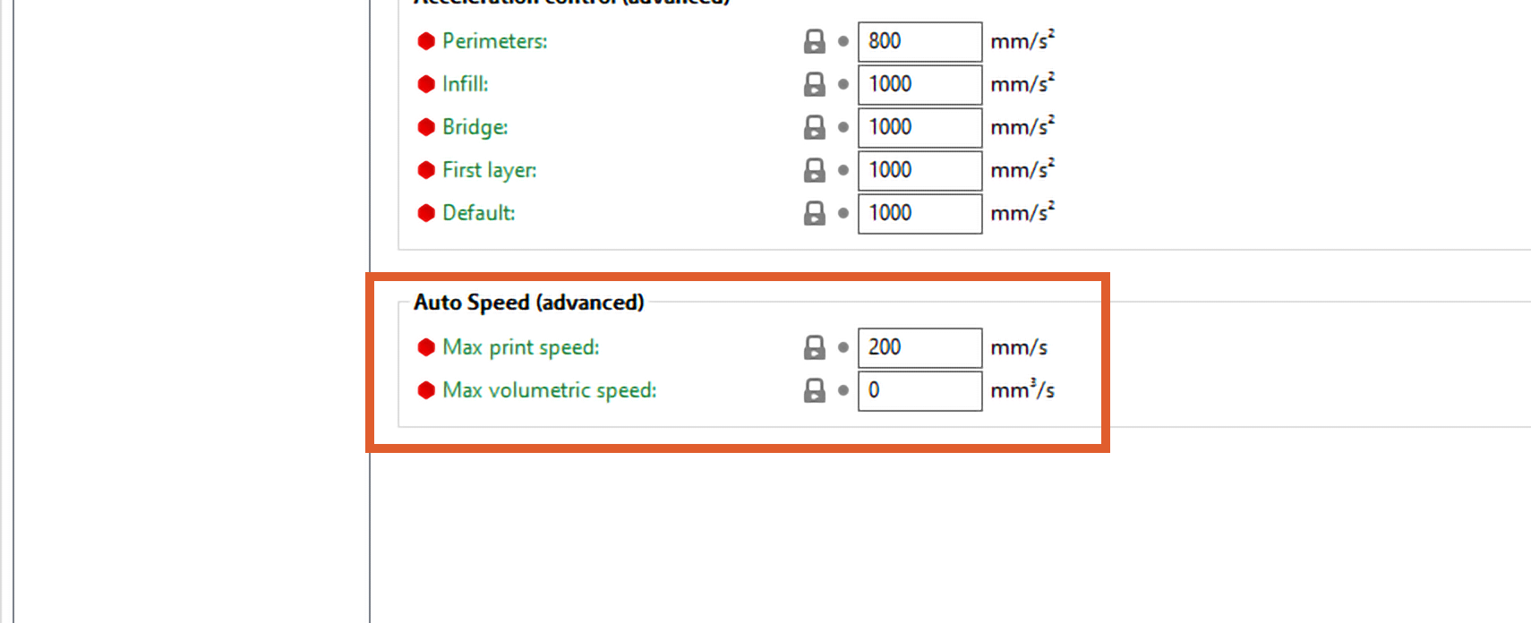 Max speed | Prusa Knowledge Base